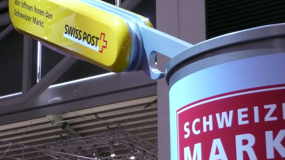 Wir öffnen Ihnen den Schweizer Markt - Messestand an der transport logistic München